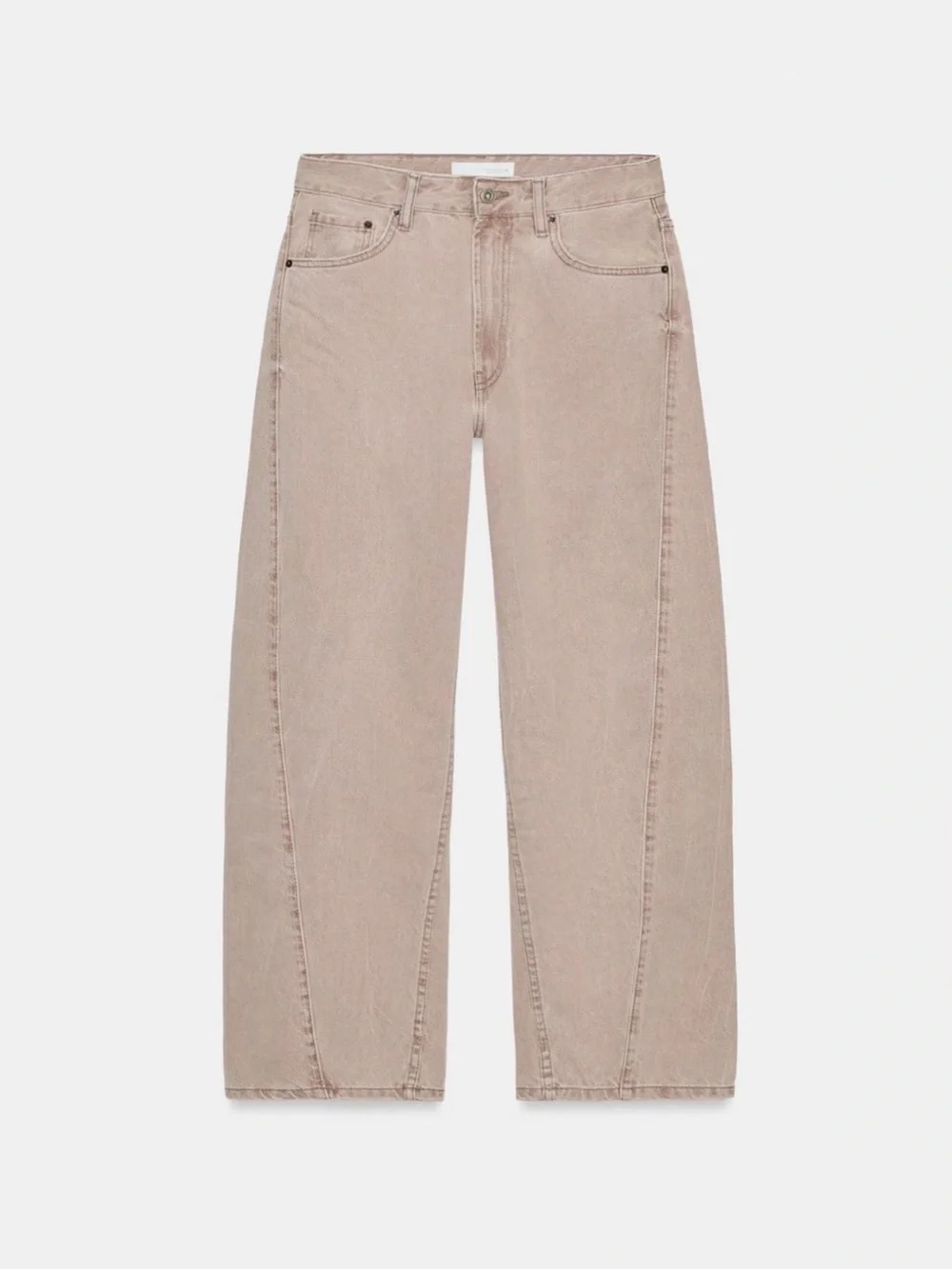 TRF MID-RISE BAGGY BALLOON JEANS NWT Color: FADED PINK * Sizes: 2,4,6,8,10,12